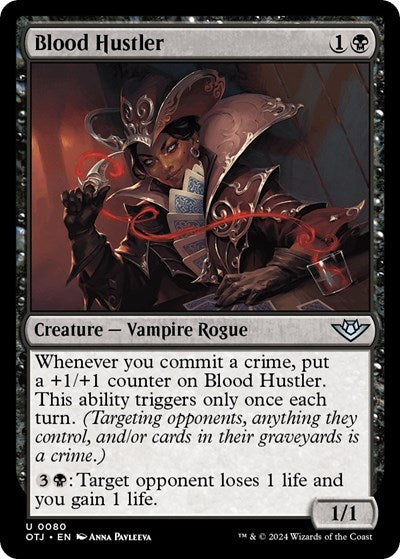 2024 Magic: The Gathering: Outlaws of Thunder Junction (OTJ) - Blood Hustler (#80, Uncommon)