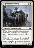 2024 Magic: The Gathering: Outlaws of Thunder Junction (OTJ) - Stagecoach Security (#30, Common) (, Near Mint)