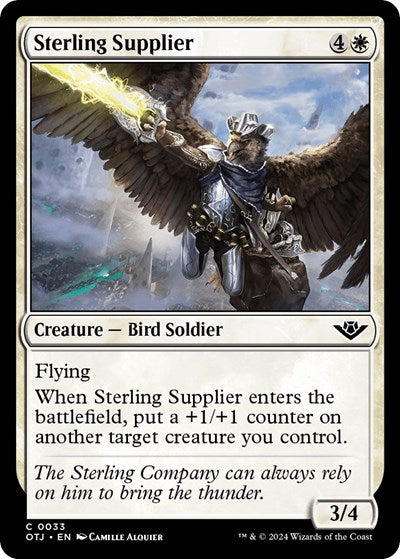 2024 Magic: The Gathering: Outlaws of Thunder Junction (OTJ) - Sterling Supplier (#33, Common) (, Near Mint)