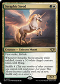 2024 Magic: The Gathering: Outlaws of Thunder Junction (OTJ) - Seraphic Steed (#232, Rare)