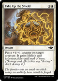 2024 Magic: The Gathering: Outlaws of Thunder Junction (OTJ) - Take Up the Shield (#34, Common)