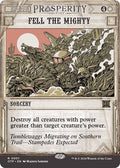 2024 Magic: The Gathering: Outlaws of Thunder Junction: Breaking News (OTP) - Fell the Mighty (#1, Rare) (, Near Mint)