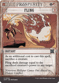 2024 Magic: The Gathering: Outlaws of Thunder Junction: Breaking News (OTP) - Fling (#24, Uncommon) (, Near Mint)