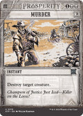 2024 Magic: The Gathering: Outlaws of Thunder Junction: Breaking News (OTP) - Murder (#16, Uncommon) (, Near Mint)