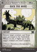 2024 Magic: The Gathering: Outlaws of Thunder Junction: Breaking News (OTP) - Back for More (#36, Uncommon)