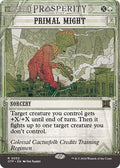 2024 Magic: The Gathering: Outlaws of Thunder Junction: Breaking News (OTP) - Primal Might (#32, Rare) (, Near Mint)