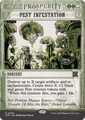 2024 Magic: The Gathering: Outlaws of Thunder Junction: Breaking News (OTP) - Pest Infestation (#30, Rare) (, Near Mint)