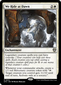 2024 Magic: The Gathering: Commander: Outlaws of Thunder Junction (OTC) - We Ride at Dawn (#12, Rare) (, Near Mint)