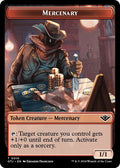 2024 Magic: The Gathering: Outlaws of Thunder Junction (OTJ) - Mercenary Token (#10, T) (, Near Mint)