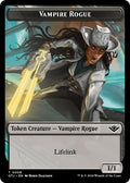 2024 Magic: The Gathering: Outlaws of Thunder Junction (OTJ) - Vampire Rogue Token (#8, T) (, Near Mint)