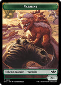 2024 Magic: The Gathering: Outlaws of Thunder Junction (OTJ) - Varmint Token (#14, T) (, Near Mint)
