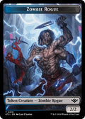 2024 Magic: The Gathering: Outlaws of Thunder Junction (OTJ) - Zombie Rogue Token (#15, T) (, Near Mint)