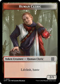 2024 Magic: The Gathering: Outlaws of Thunder Junction: Breaking News (OTP) - Human Cleric Token (#1, T) (, Near Mint)