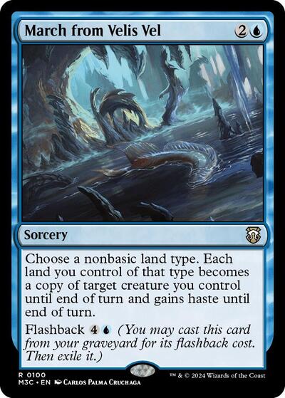 2024 Magic: The Gathering: Commander: Modern Horizons 3 (M3C) - March from Velis Vel (#100, Rare) (, Near Mint)