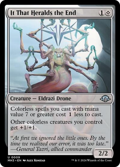 2024 Magic: The Gathering: Modern Horizons 3 (MH3) - It That Heralds the End (#9, Uncommon) (, Near Mint)