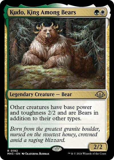 2024 Magic: The Gathering: Modern Horizons 3 (MH3) - Kudo King Among Bears (#192, Rare) (, Near Mint)