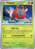 2024 Pokemon: SV06: Twilight Masquerade (TWM) - Volbeat (#009/167, Common) (, Near Mint)