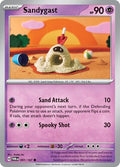 2024 Pokemon: SV06: Twilight Masquerade (TWM) - Sandygast (#091/167, Common) (, Near Mint)