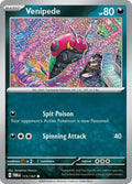 2024 Pokemon: SV06: Twilight Masquerade (TWM) - Venipede (#115/167, Common) (, Near Mint)