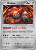 2024 Pokemon: SV06: Twilight Masquerade (TWM) - Heatran (#123/167, Rare) (Reverse Holofoil, Near Mint)