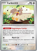 2024 Pokemon: SV06: Twilight Masquerade (TWM) - Farfetchd (#132/167, Common) (, Near Mint)