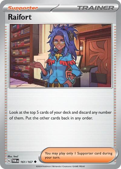 2024 Pokemon: SV06: Twilight Masquerade (TWM) - Raifort (#161/167, Uncommon) (, Near Mint)