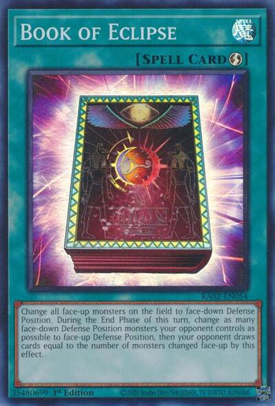 2024 YuGiOh: 25th Anniversary Rarity Collection II (RA02) - Book of Eclipse (#RA02-EN054, Super Rare) (1st Edition, Near Mint)