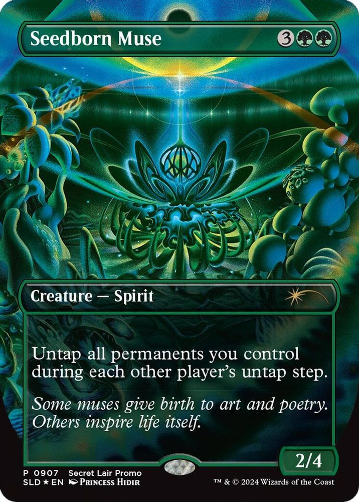 2026 Magic: The Gathering: Secret Lair Drop Series (SLD) - Seedborn Muse (Rainbow Foil) (#907, Rare) (Foil, Near Mint)