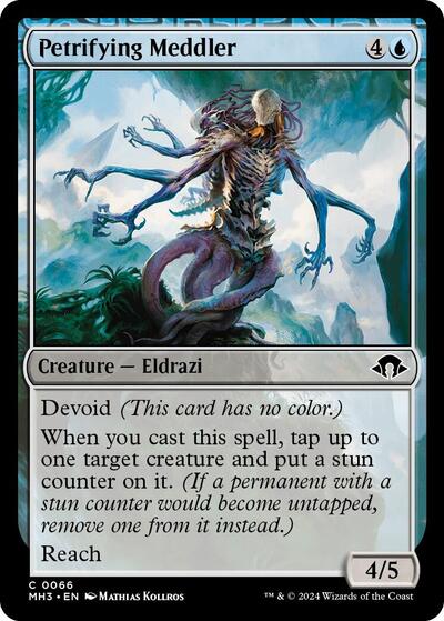 2024 Magic: The Gathering: Modern Horizons 3 (MH3) - Petrifying Meddler (#66, Common) (, Near Mint)