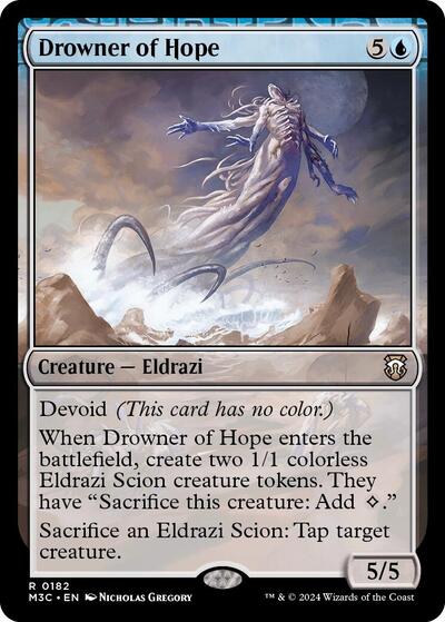 2024 Magic: The Gathering: Commander: Modern Horizons 3 (M3C) - Drowner of Hope (#182, Rare) (, Near Mint)