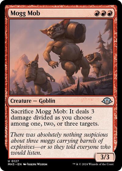 2024 Magic: The Gathering: Modern Horizons 3 (MH3) - Mogg Mob (#127, Uncommon) (, Near Mint)