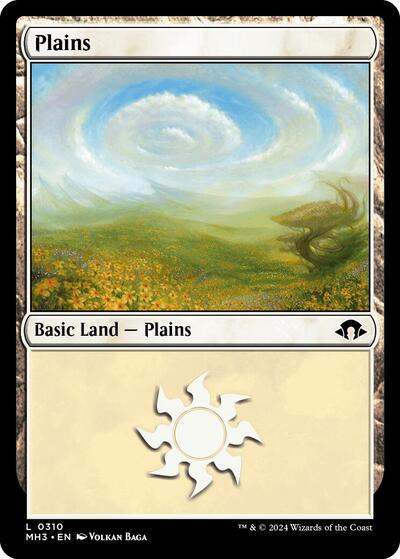 2024 Magic: The Gathering: Modern Horizons 3 (MH3) - Plains 0310 (#310, Land) (, Near Mint)