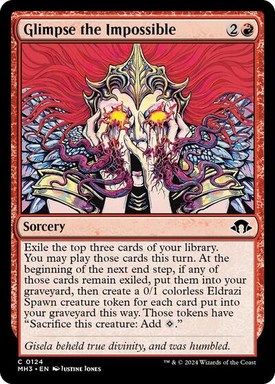 2024 Magic: The Gathering: Modern Horizons 3 (MH3) - Glimpse the Impossible (#124, Common)