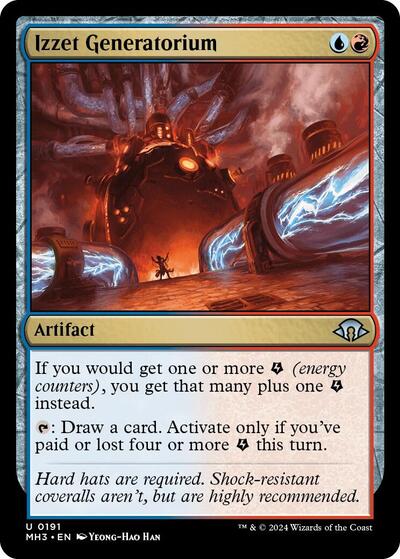 2024 Magic: The Gathering: Modern Horizons 3 (MH3) - Izzet Generatorium (#191, Uncommon) (, Near Mint)