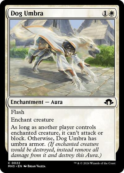 2024 Magic: The Gathering: Modern Horizons 3 (MH3) - Dog Umbra (#22, Common)