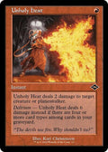2021 Magic: The Gathering: Modern Horizons 2 (MH2) - Unholy Heat Retro Frame (#13, Common) (Foil, Near Mint)