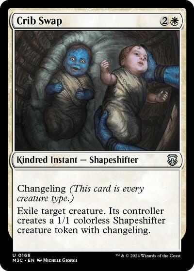 2024 Magic: The Gathering: Commander: Modern Horizons 3 (M3C) - Crib Swap (#168, Uncommon) (, Near Mint)