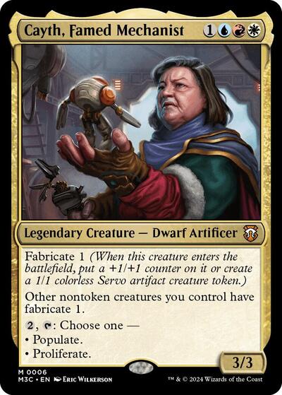 2024 Magic: The Gathering: Commander: Modern Horizons 3 (M3C) - Cayth Famed Mechanist (#6, Mythic Rare) (Foil, Near Mint)