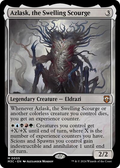 2024 Magic: The Gathering: Commander: Modern Horizons 3 (M3C) - Azlask the Swelling Scourge (#5, Mythic Rare) (Foil, Near Mint)