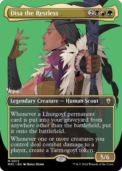 2024 Magic: The Gathering: Commander: Modern Horizons 3 (M3C) - Disa the Restless Borderless (#12, Mythic Rare) (, Near Mint)