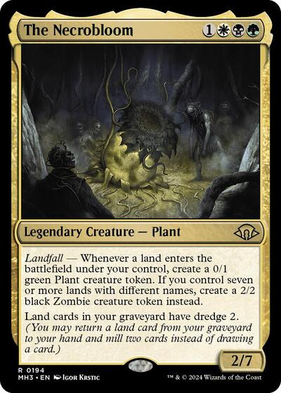 2024 Magic: The Gathering: Modern Horizons 3 (MH3) - The Necrobloom (#194, Rare) (, Near Mint)