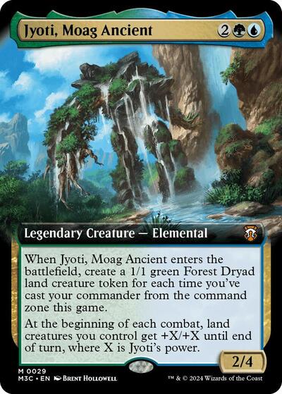 2024 Magic: The Gathering: Commander: Modern Horizons 3 (M3C) - Jyoti Moag Ancient Extended Art (#29, Mythic Rare) (, Near Mint)