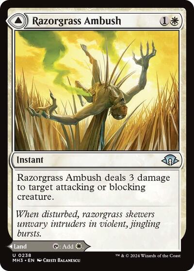 2024 Magic: The Gathering: Modern Horizons 3 (MH3) - Razorgrass Ambush (#238, Uncommon) (, Near Mint)