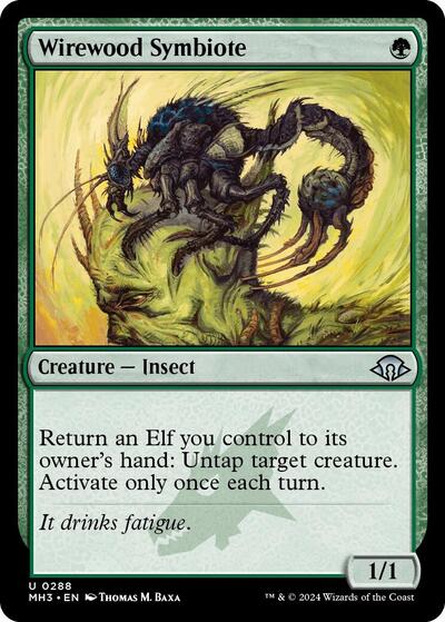 2024 Magic: The Gathering: Modern Horizons 3 (MH3) - Wirewood Symbiote (#288, Uncommon) (, Near Mint)
