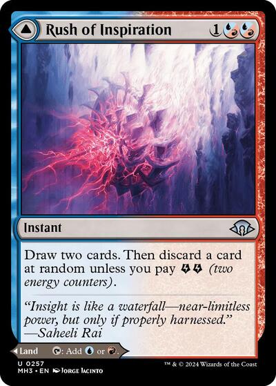 2024 Magic: The Gathering: Modern Horizons 3 (MH3) - Rush of Inspiration (#257, Uncommon)