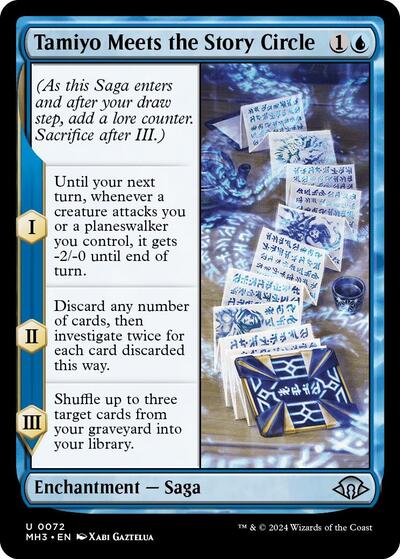2024 Magic: The Gathering: Modern Horizons 3 (MH3) - Tamiyo Meets the Story Circle (#72, Uncommon) (, Near Mint)