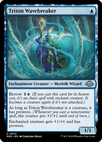 2024 Magic: The Gathering: Modern Horizons 3 (MH3) - Triton Wavebreaker (#74, Uncommon)