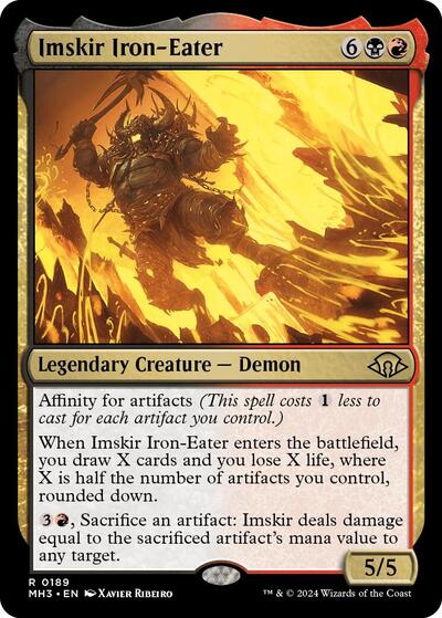 2024 Magic: The Gathering: Modern Horizons 3 (MH3) - Imskir Iron Eater (#189, Rare) (, Near Mint)