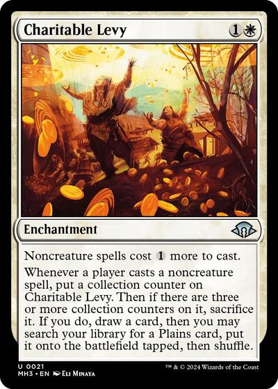 2024 Magic: The Gathering: Modern Horizons 3 (MH3) - Charitable Levy (#21, Uncommon) (, Near Mint)