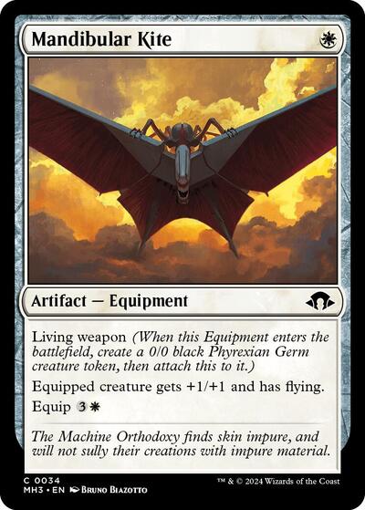 2024 Magic: The Gathering: Modern Horizons 3 (MH3) - Mandibular Kite (#34, Common) (, Near Mint)